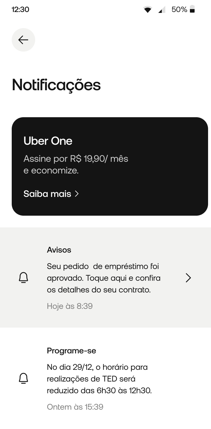 In-app · negado