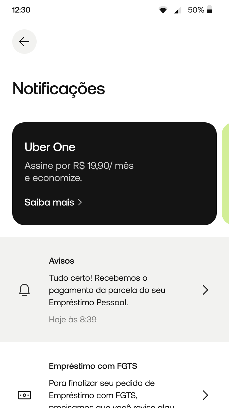 In-app · pagamento