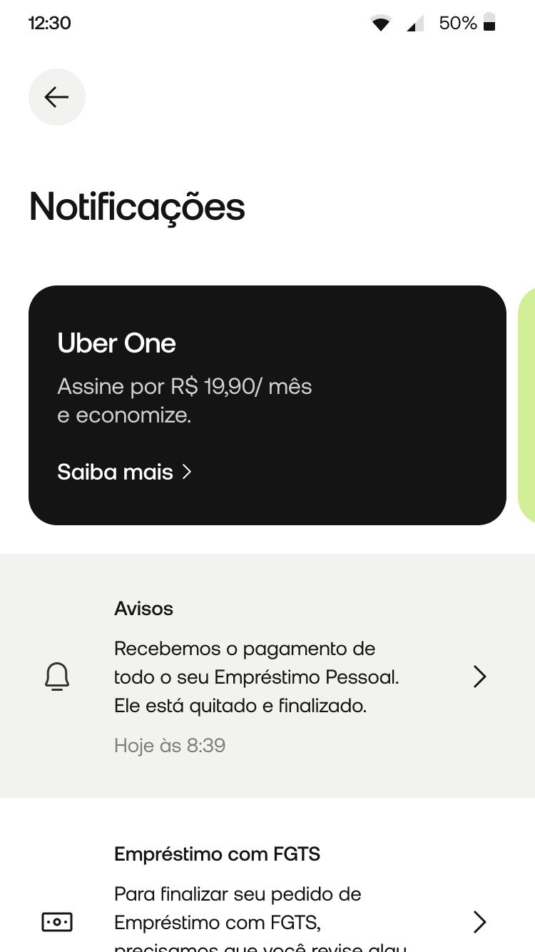 In-app · quitado