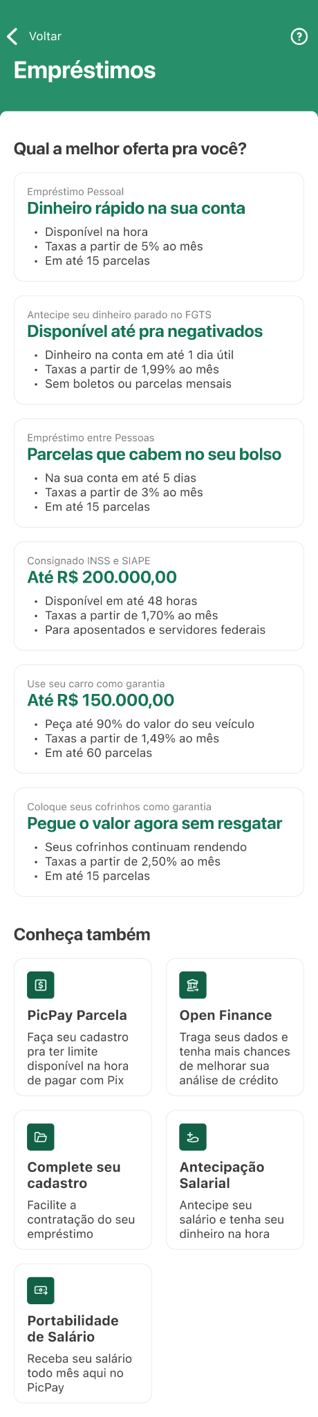 Capa do case Nova jornada de Empréstimo Pessoal no PicPay