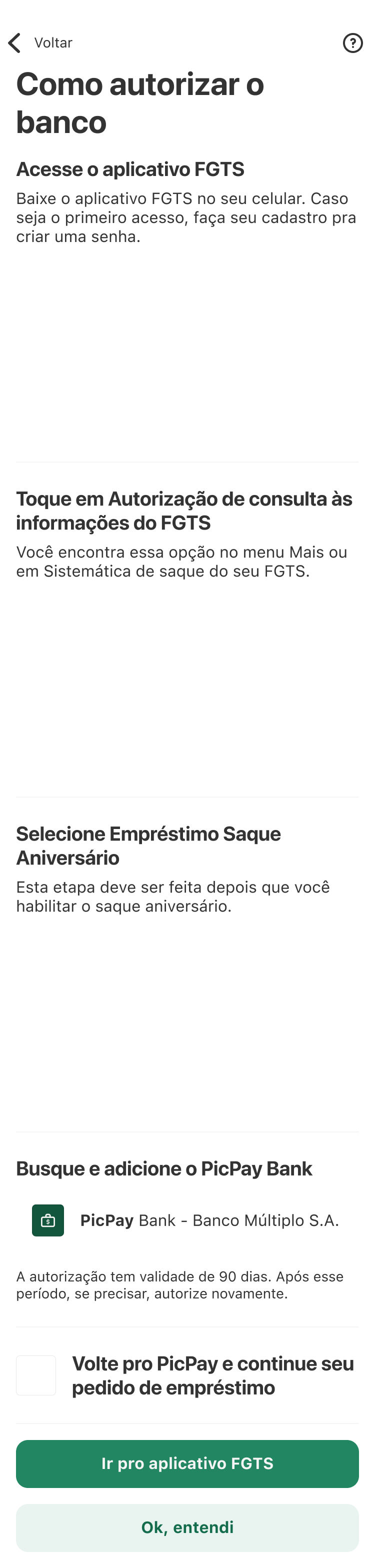 Passo a passo · como autorizar
